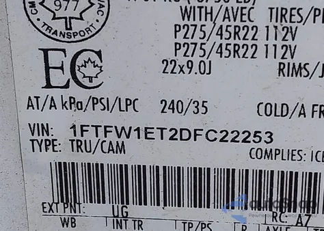 2013 Ford F-150 Limited from USA, damaged, VIN 1FTFW1ET2DFC22253